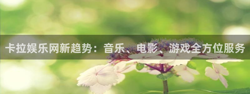 摩根娱乐app网页入口：卡拉娱乐网新趋势：音乐、电影、游戏全方位服务