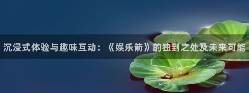 摩根娱乐游app：沉浸式体验与趣味互动：《娱乐箭》的独到之处及未来可能